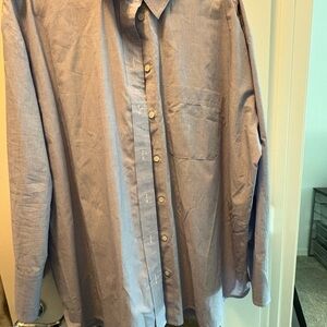 Banana Republic Sky Blue Button-Up Blouse